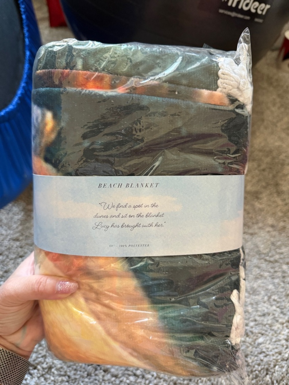 Never been opened brand new beach blanket -Once Upon a Book Club